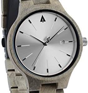 Treehut Wooden Women's Watches, Solstice Grey Maple, Japanese Quartz Movement, Señoras Stylish Exotic Wrist Chicas Watch with Adjustable Stainless Steel Buckle and Box, Relojes para Mujeres