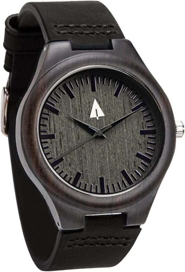 Treehut Wooden Watch for Men with Wooden Strap and Gift Box, Stainless Steel Clasp & Silver Hands – Japanese Quartz Analog Watch with Date – Wrist Watch Made from Real Wood Great Gifts for Men - Image 19