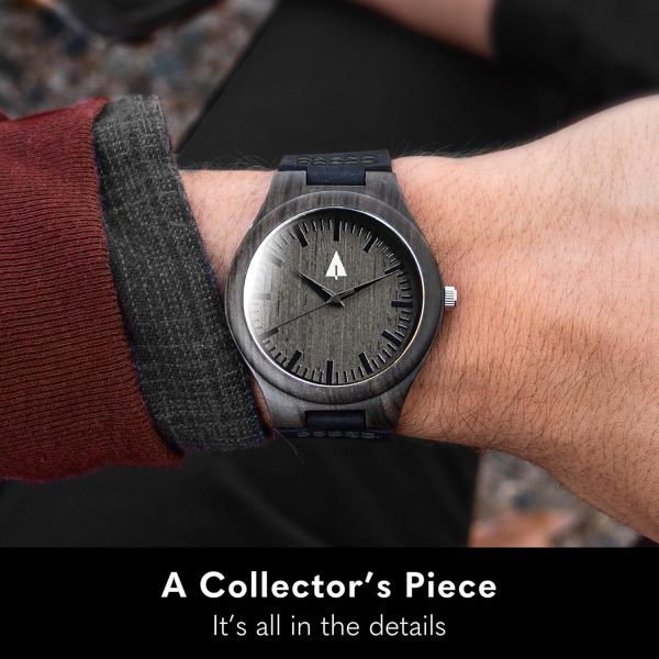 Treehut Wooden Watch for Men with Wooden Strap and Gift Box, Stainless Steel Clasp & Silver Hands – Japanese Quartz Analog Watch with Date – Wrist Watch Made from Real Wood Great Gifts for Men - Image 20